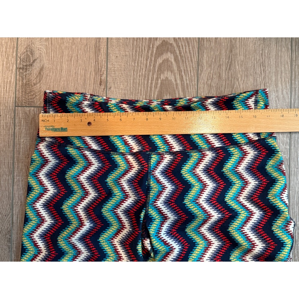 Patagonia Women XL Zigzag Chevron Print Active Leggings Multi Color STY21960 - Picture 3 of 9